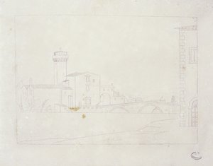 Bron över Arno i Pisa